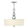 Hinkley - Lámpara colgante con cadena ZELDA 3xE27/60W/230V cromo brillante